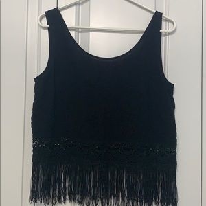Fringe tank top